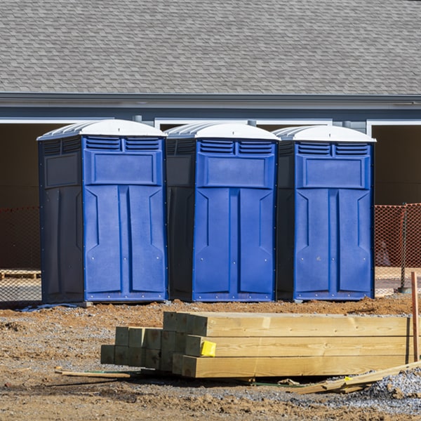 are there any restrictions on what items can be disposed of in the porta potties in Westphalia